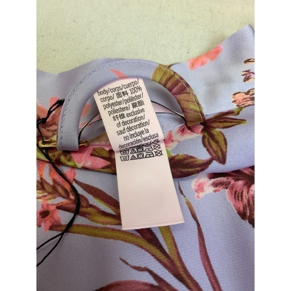 Victoria’s Secret Floral Ruffle Shortie Robe NWT